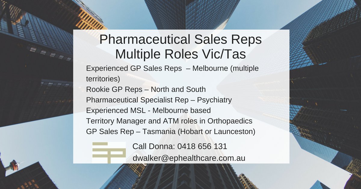 EPHealthcare's tweet photo. We have multiple roles in Melbourne and Tasmania. Call Donna 0418 656 131 for a confidential career discussion. https://t.co/WahEF9paSC