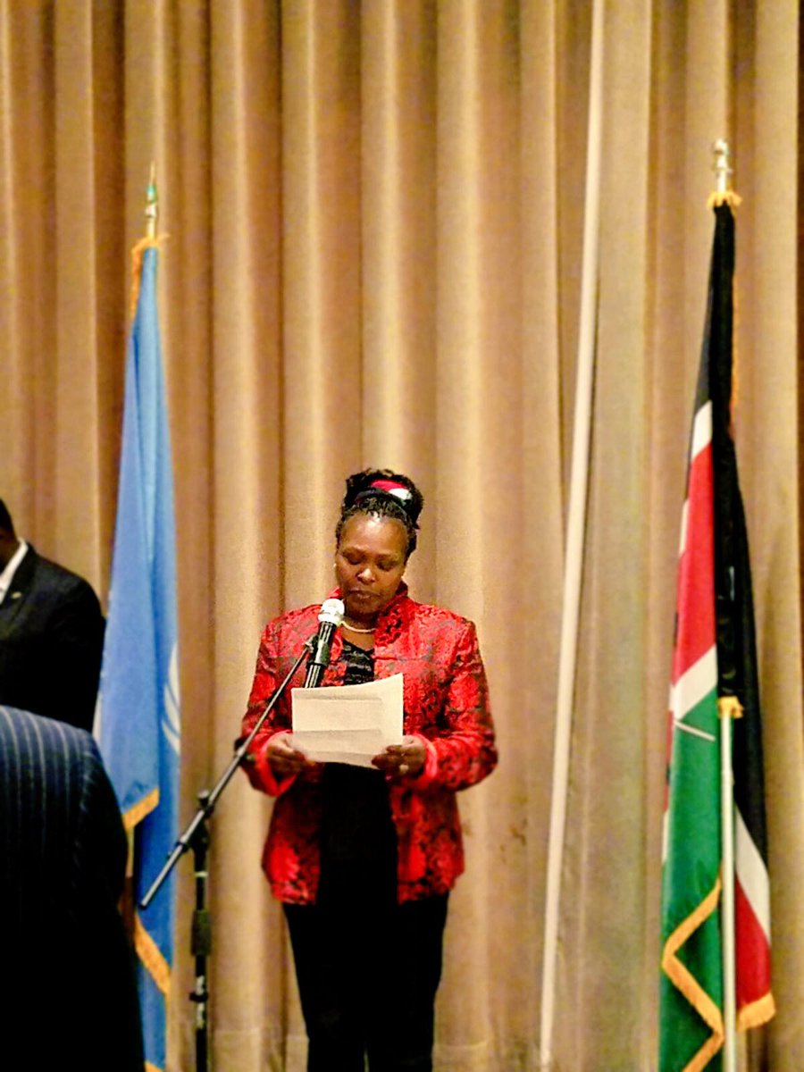 RwandaUN's tweet photo. A Happy National Day to the Republic of #Kenya. We celebrate with our brothers and sisters on this #JamhuriDay2017 at the @UN. May prosperity prevail in the #EAC region. https://t.co/jz5Ek5jw5N