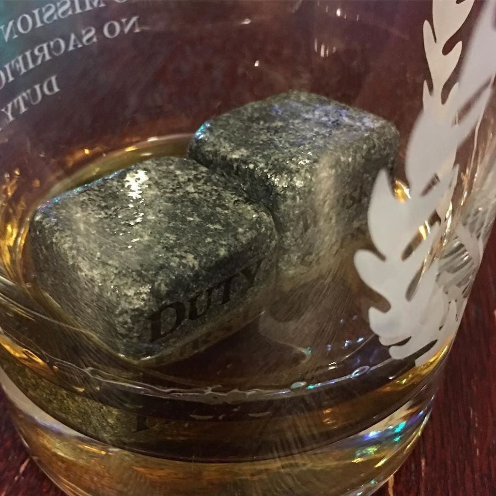 ChefJDKammes's tweet photo. Enjoying my new personalized whiskey rocks from Melissa and Adam with a little @woodfordreserve  thank you &amp; cheers! #gift #goodfriends #whiskey #woodfordreserve #afterdinnerdrink #nightcap #bigredone #dutyfirst #whiskeyneat https://t.co/MUahojTJ7S https://t.co/CADLh6p1JE