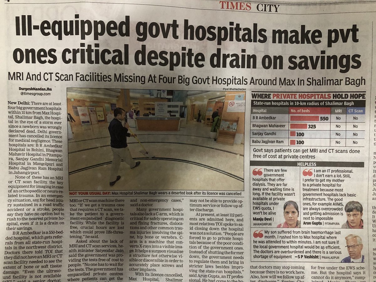 Road2India's tweet image. Cancelling Licence a Detterent, Wht abt Improving Govt Hospitals @LtGovDelhi @ArvindKejriwal @SatyendarJain ????? Common Man Continues To Suffer @kiranshaw @TVMohandasPai @mfuloria @amit_5 @akshatchatur @ManshiSwiftie @liveonin