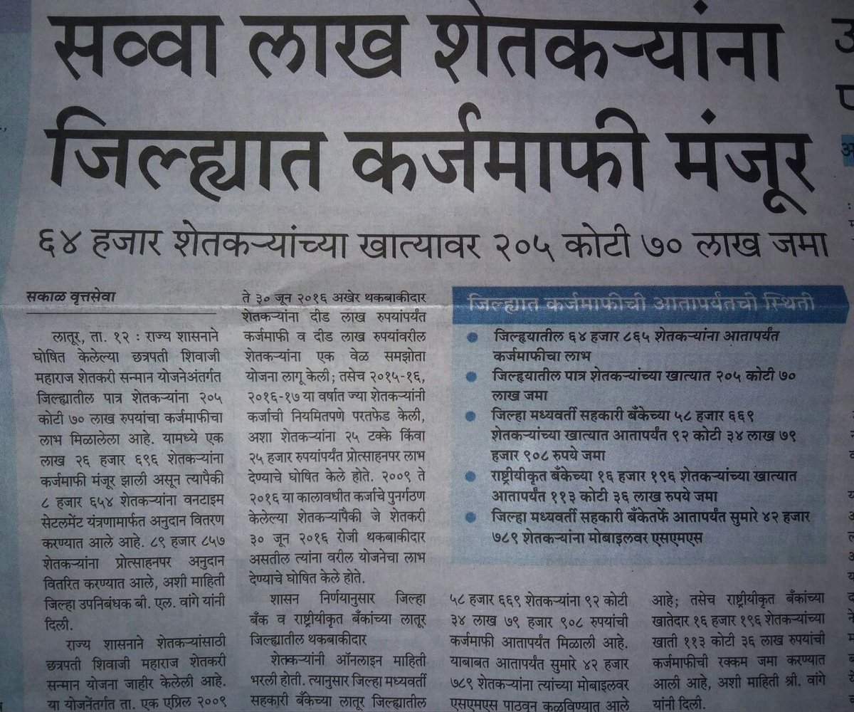 LaturDio's tweet photo. Today's daily sakal Latur https://t.co/yQthlhzfqH