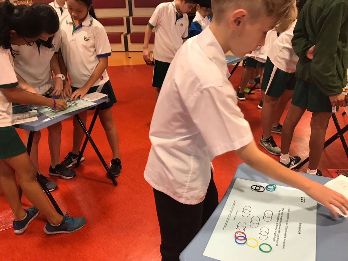 Wongstaa's tweet image. Problem Solving Day for the Year 8. The room is full of buzzzzzzzz! @SISLearning #SISMaths