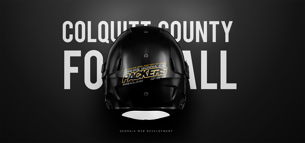 GAWEBDEV's tweet photo. New Date, New Venue... Same Trophy On The Menu. #NewHeaderPic for @CCPackersFball #Time2Eat #RECLA1M @GPBsports @RecruitGeorgia #HSFB https://t.co/PtYyqe7L6p