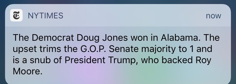 Title9Jen's tweet photo. Humanity won, Trump lost. Finally.
#2018predictions #jones #roymore https://t.co/BabJ3eDGr7