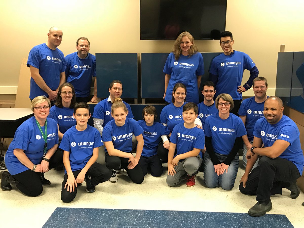 Tonight the Union Gas Helping Hands volunteers, joined <a href="/mcnapseagles/">McNaughton Eagles</a> staff and student volunteers to build storage for the Board Game and Bird Watcher clubs. Thanks <a href="/UnionGas/">Union Gas (Enbridge Gas Inc.)</a> ! <a href="/LKDSB/">Lambton Kent DSB</a>  #CommunityEngagement