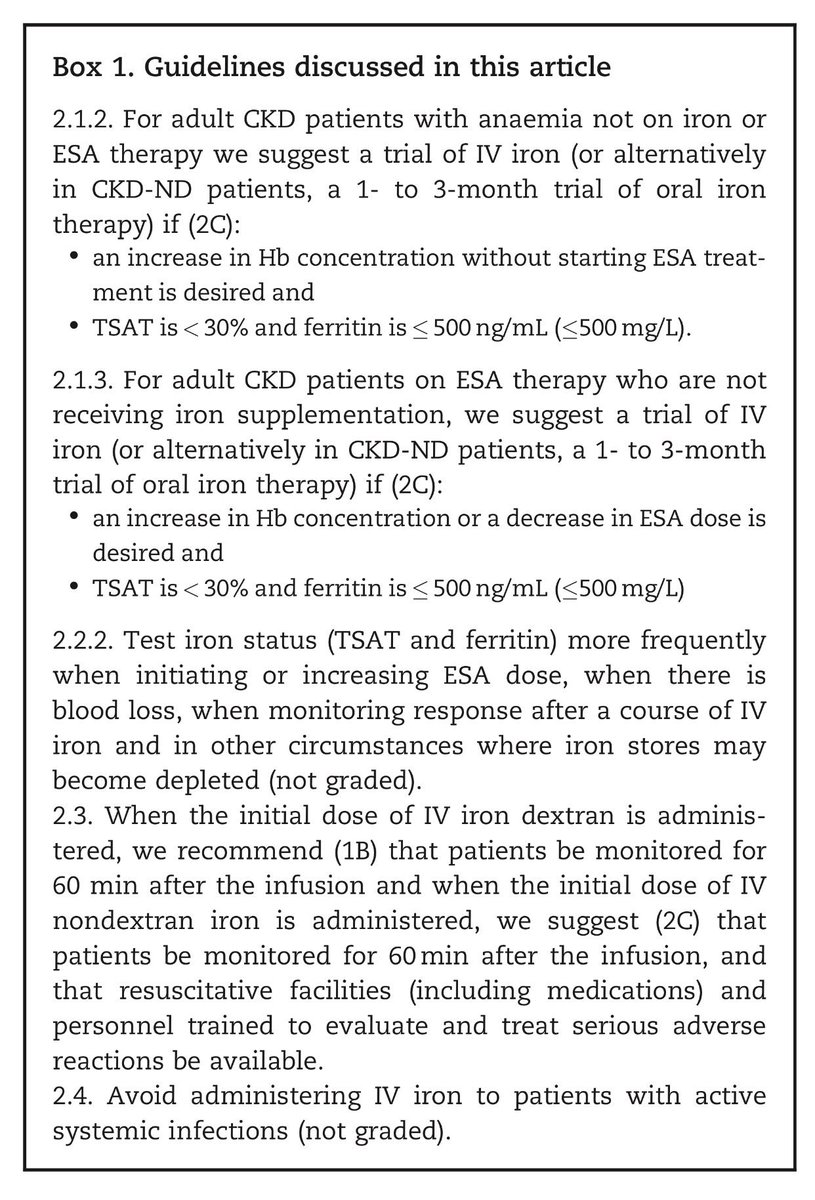 Interpretation of the <a href="/goKDIGO/">KDIGO</a> guidelines for iron therapy: commentary and emerging evidence from <a href="/Jeff_Berns_POTD/">Jeff</a> #Nephpearls 
👉🏼 ncbi.nlm.nih.gov/m/pubmed/29225…
