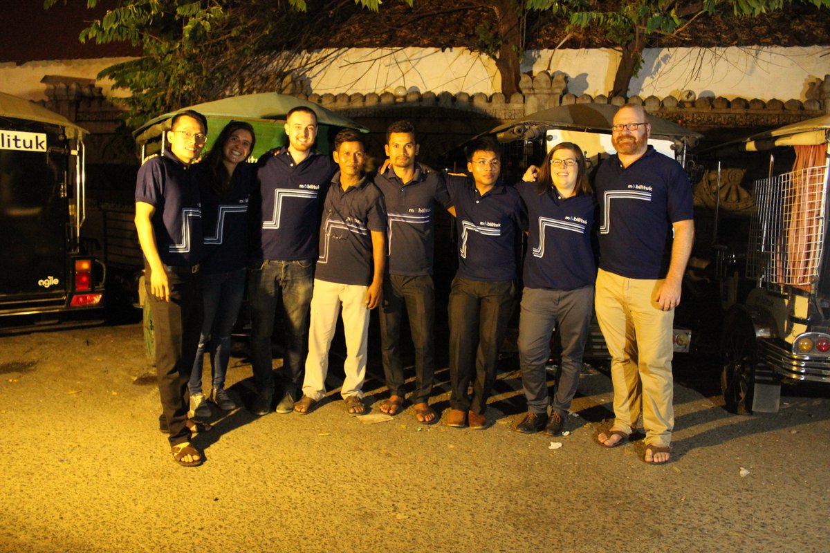 The <a href="/mobilituk/">Mobilituk</a> team pose next to our tuktuks at our launch event that took place last week
#mobilituk #ability #tuktuks #50in50