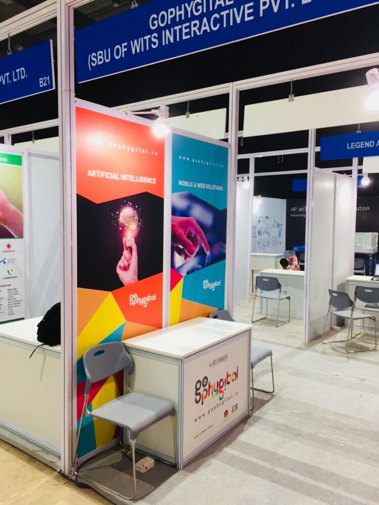GoPhygital's tweet photo. Day 1: Team GoPhygital is at the Smart Industry Solutions India showcasing demos on #AR #VR and #Gamification.
Drop by the Bombay Exhibition Centre (Nesco) booth B19 at the @stpiindia Pavilion , Hall 7A from 10AM to 6PM #FutureFactory2017 https://t.co/shwfUa4iNj