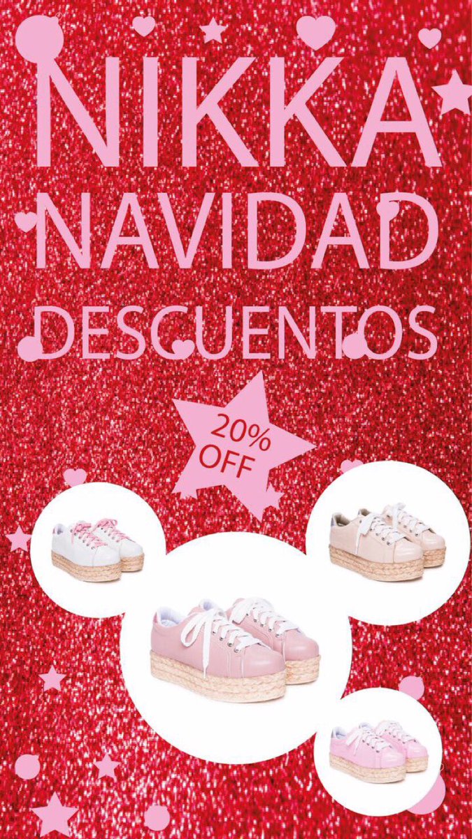NIKKA - DESCUENTOS DE NAVIDAD 20% 30% y 40% de descuento en nuestro Showroom y tienda on line nikka-n.com.ar

Atención de lunes a sábados de 11 a 19hs 
De jueves a sábados exclusivos en nuestro Showroom 3 o 6 cuotas s/interés o Ahora 12 c/fijas! 

Envíos a todo el país!