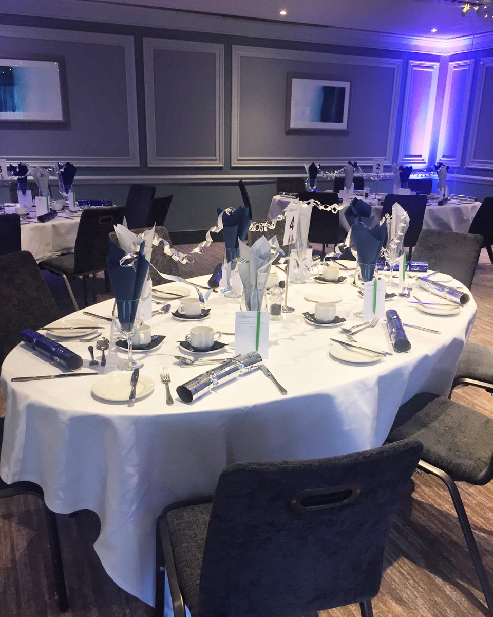 All set and ready to go here in #Brighton at our December #Networking Lunch! How lovely is the function room at <a href="/juryswaterfront/">Jurys Waterfront</a> . Love the decorations and fairy lights :)