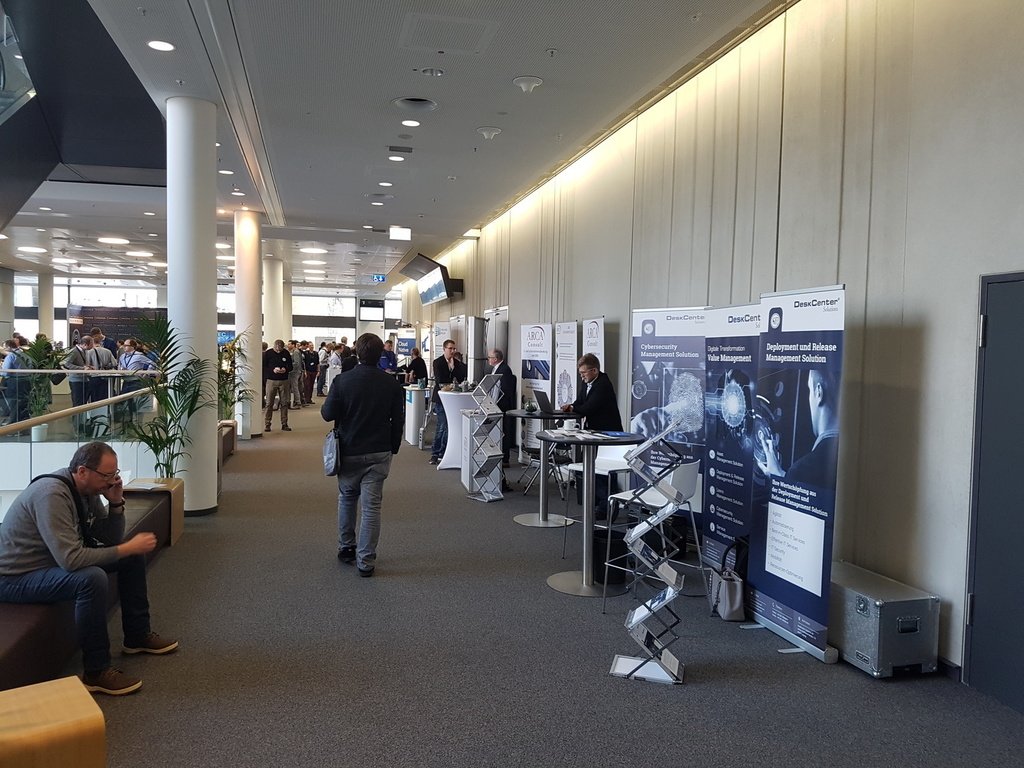 DeskCenterAG's tweet image. #deskcentersolutions auf  den IT Tagen in Frankfurt. 
#deskcenterevent #messebesuch