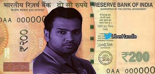 Time to put Rohit Sharma's picture on the 200 rupee note?" 😊😊 
Rohit Sharma 😍😍
Hitman 😘😘
#indvssri #INDvSL #RohitSharma #rohit sharma