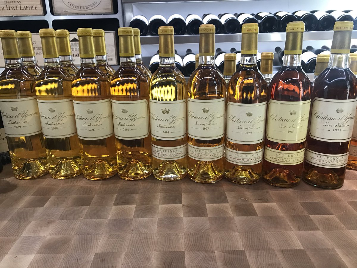 AdamStokesChef's tweet image. We now have a great selection of vintages of @mYquem at @RestaurantAdams All available by the glass too!