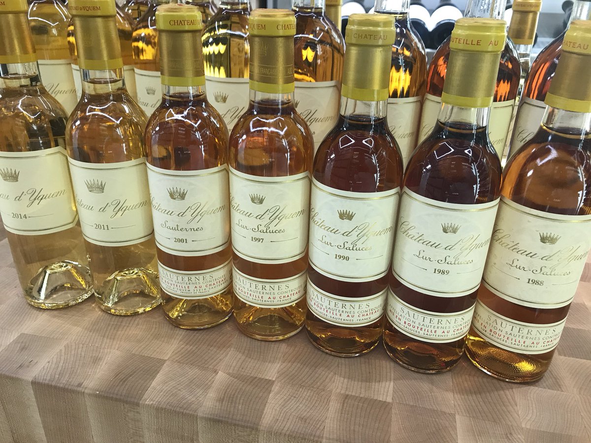 AdamStokesChef's tweet image. We now have a great selection of vintages of @mYquem at @RestaurantAdams All available by the glass too!