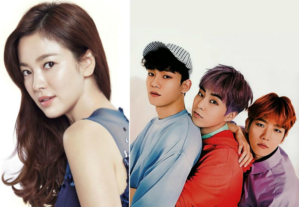 allkpop's tweet photo. Song Hye Kyo and EXO-CBX invited to 'Korea-China Economic Partnership' opening ceremony
https://t.co/86wK80oukR https://t.co/UyXfwfmGuC