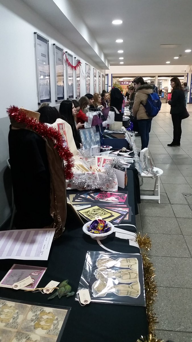 New College Durham#Art student#Craft Fair# today