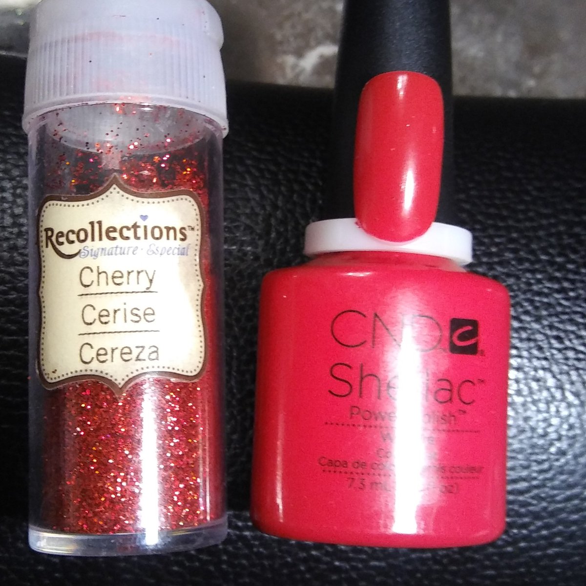 KatyLambson's tweet photo. #CND #Shellac #WildFire #Glitter #Cherry #Vinylux #StudioWhite #NailArt #SnowFlakes #StampDesigns #Christmas #Winter #SugarnSpiceServicesSalon. https://t.co/FqCJdXsOul
