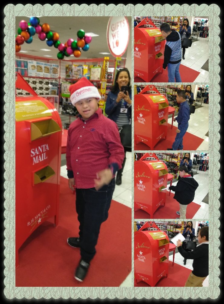 HMSClaraChavez's tweet photo. DSC Class at Horizon Middle had a blast with the transition trip to Krispy Kreme. Then we went to Cielo Vista Mall to mail the Christmas wish list and to take a picture with Santa. https://t.co/dWJN9hpCUc
