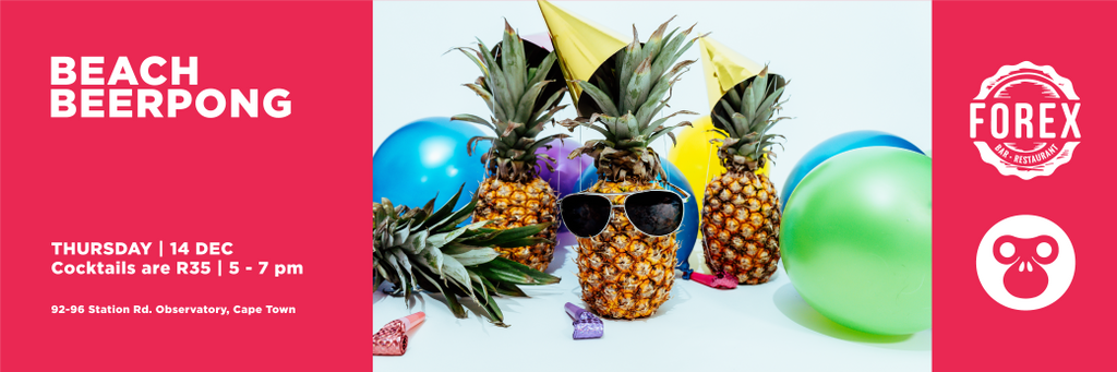 konvimedia's tweet photo. So, Konvi has decided he wants a bit of the action too 🍷🥃

Catch your Prime Mate at @Forex for a lil' beach themed Beerpong!
#Party #Thursday #CapeTown #SouthAfrica #Monkey #Event #Konvi #Beach #Specials #Drinks #Summer #Beerpong #December #Promo #Shoot #primate #happyhour https://t.co/GROtwWd944