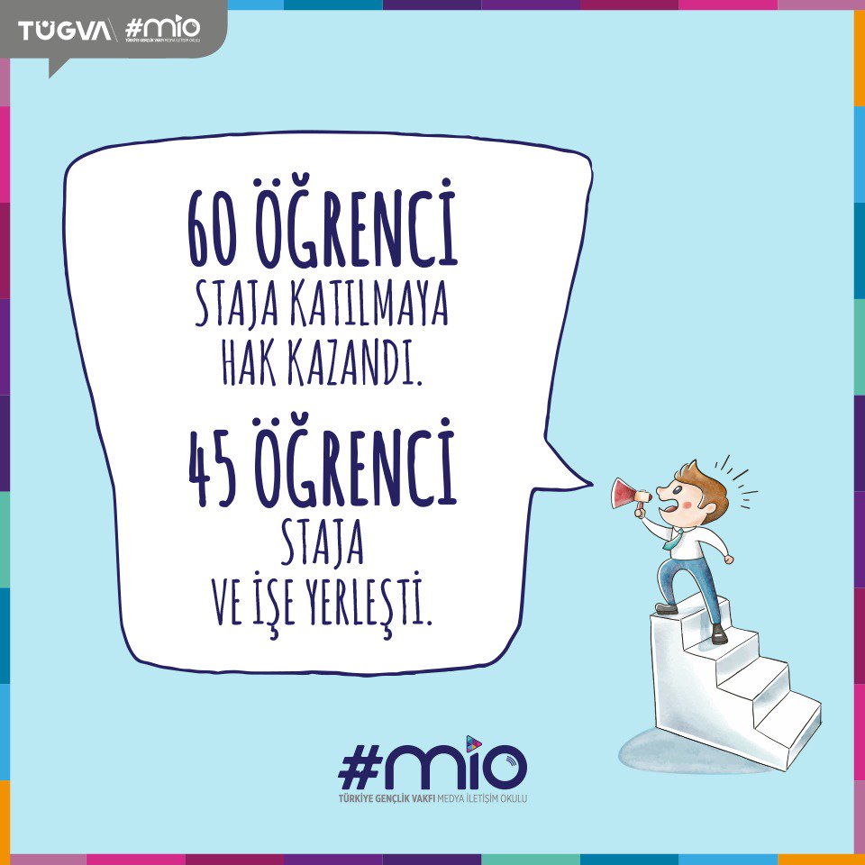 Geçen yıl MİO ile 60 öğrencimiz staja katılmaya hak kazandı ve 45 öğrencimiz staja ve işe yerleşti.
Başvuru için; goo.gl/22qcGY