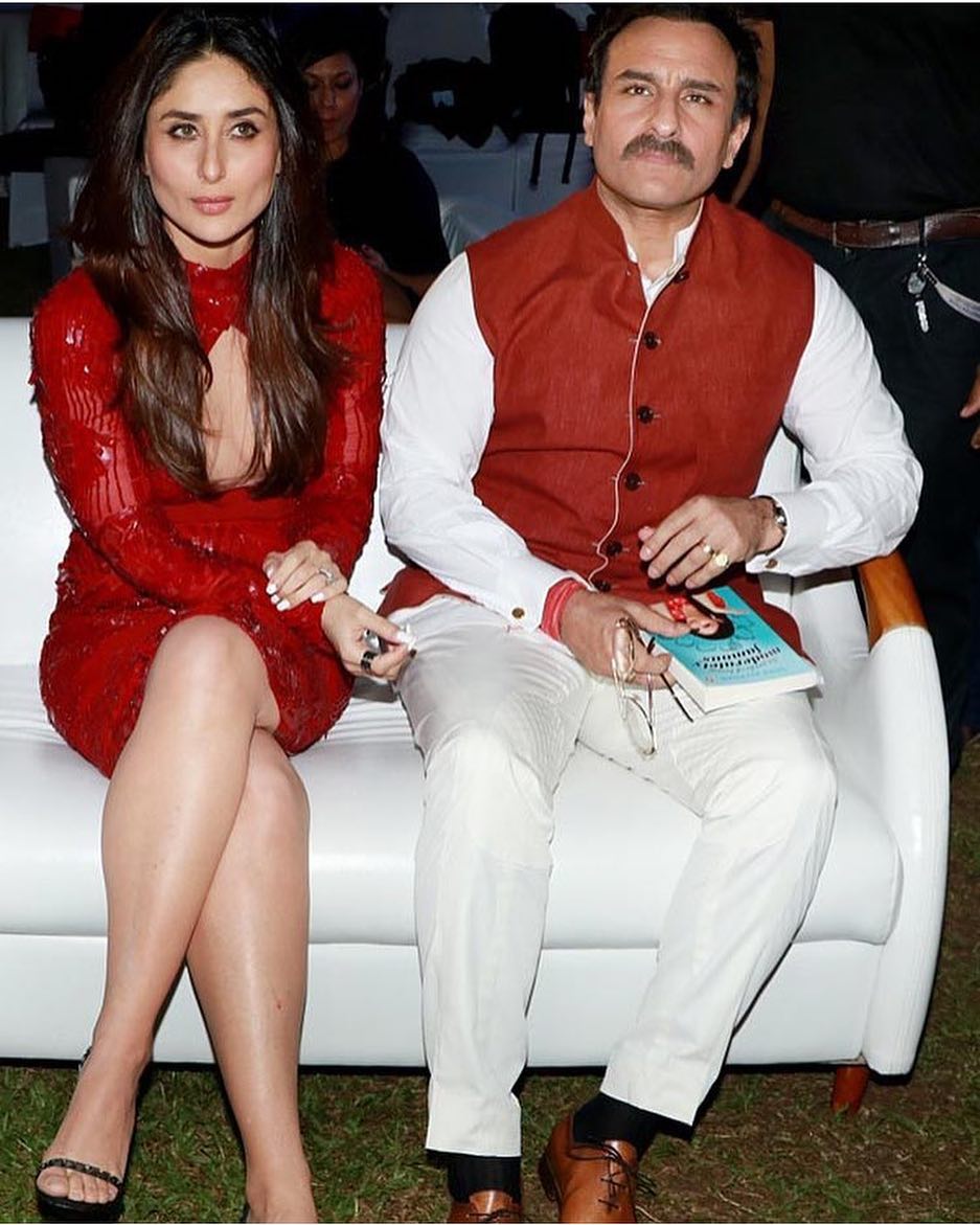 VeblrOfficial's tweet photo. #RealTogetherness #CoupleGoals  😍👫 RED HOT 🔥🔥🔥
The royal couple #KareenaKapoorKhan &amp; #SaifAliKhan 
The proud Pataudis pose gracefully at the  #ThePerilsOfBeingModeratelyFamous launch @sakpataudi🙌❤️@kunalkemmu https://t.co/UQvtJngRtO