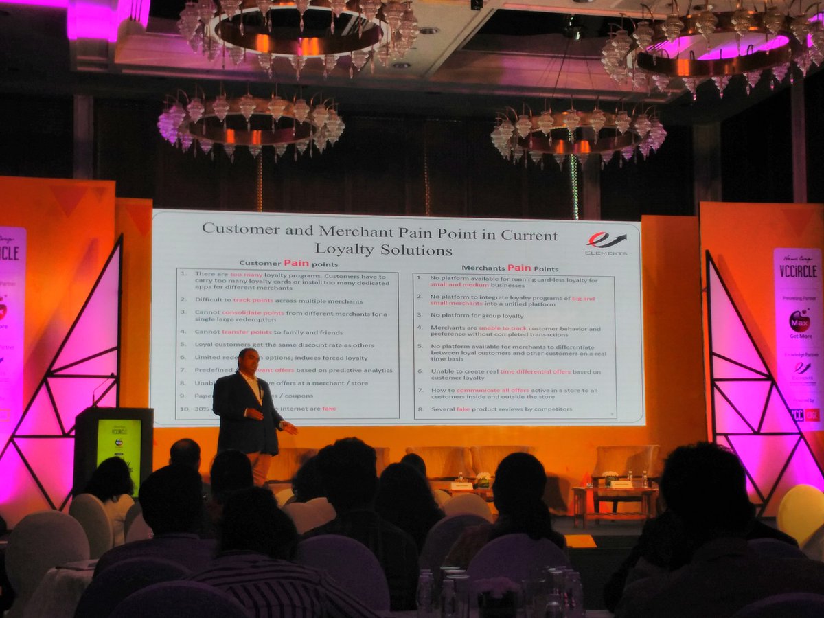 bruhadees's tweet photo. Pankaj Sharma of Elements says that blockchain has multiple use case for reward redemption. Primarily, its the ease of use across platforms. @vccircleevents #VCCLoyalty https://t.co/uyMd79mFFa
