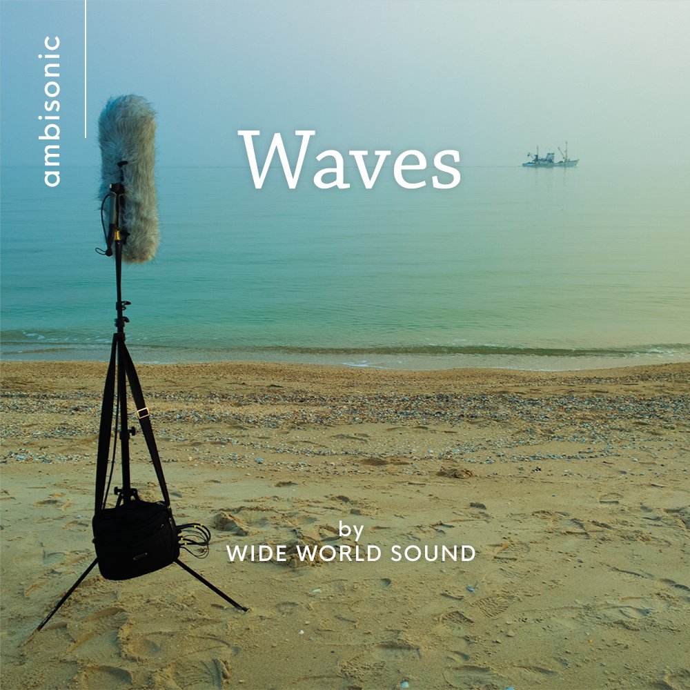 WideWorldSound's tweet photo. Ambisonic Waves
Ambisonic Sound Library: 30 high-quality B-Format + stereo nature sounds. Loops.
Mic placement: close, mid, distant.
Options: small waves, medium, large, distant ambience.
https://t.co/U2KepA6uvi
#ambisonic #vr #BFormat #beach #surround #naturesound https://t.co/yTzkOgerVi