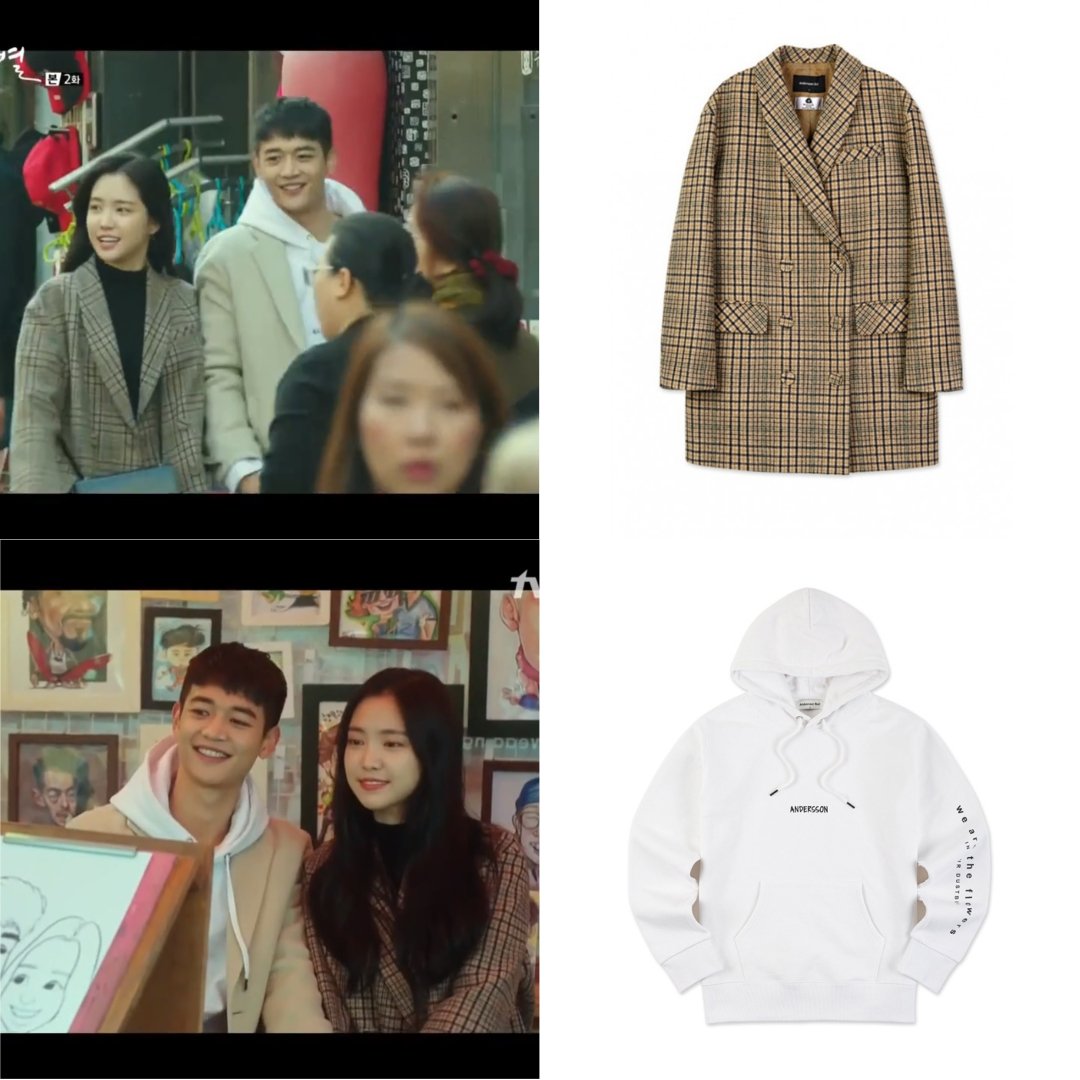 idolwear's tweet photo. #Naeun wore #AnderssonBell check #halfcoat 👉https://t.co/6qvl2QYvNc and #Minho also wore a #hoodie by Andersson Bell 👉https://t.co/gTbECZVFPn appearing in #TheMostBeautifulGoodbye ep2 https://t.co/EFzk0Vrb3I