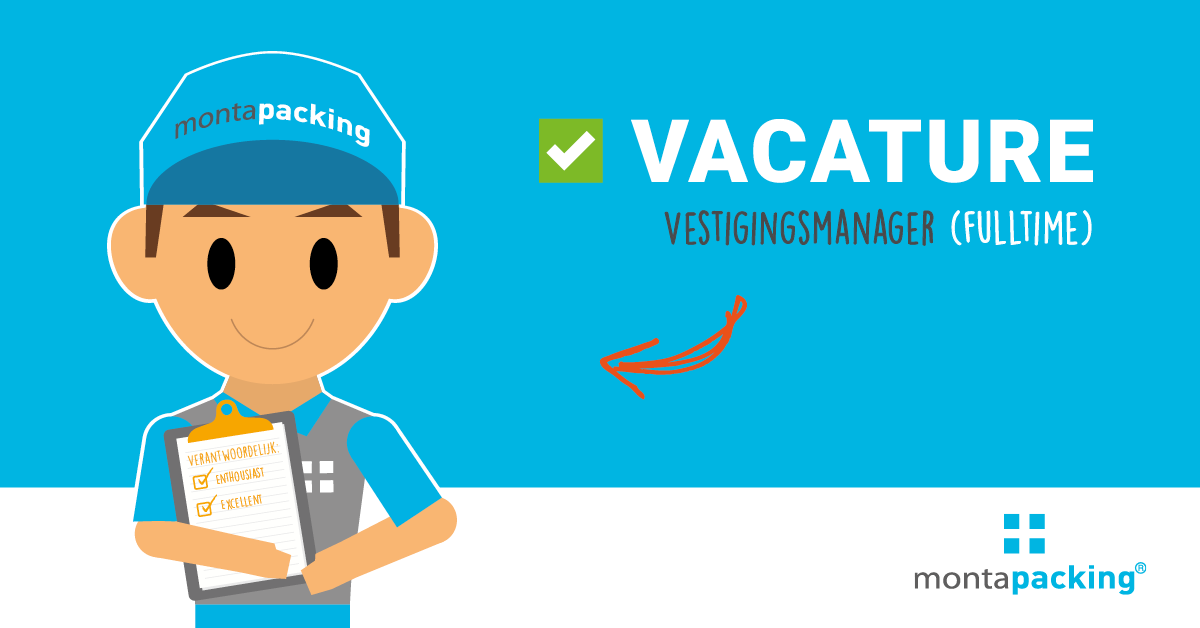 Monta_NL's tweet photo. ✅ VACATURE
Wij zijn op zoek naar een enthousiaste en ondernemende:
VESTIGINGSMANAGER (fulltime) ▸ https://t.co/Pa7pJBV3ZI
#vacature #montapacking https://t.co/PGpYCLEHeG