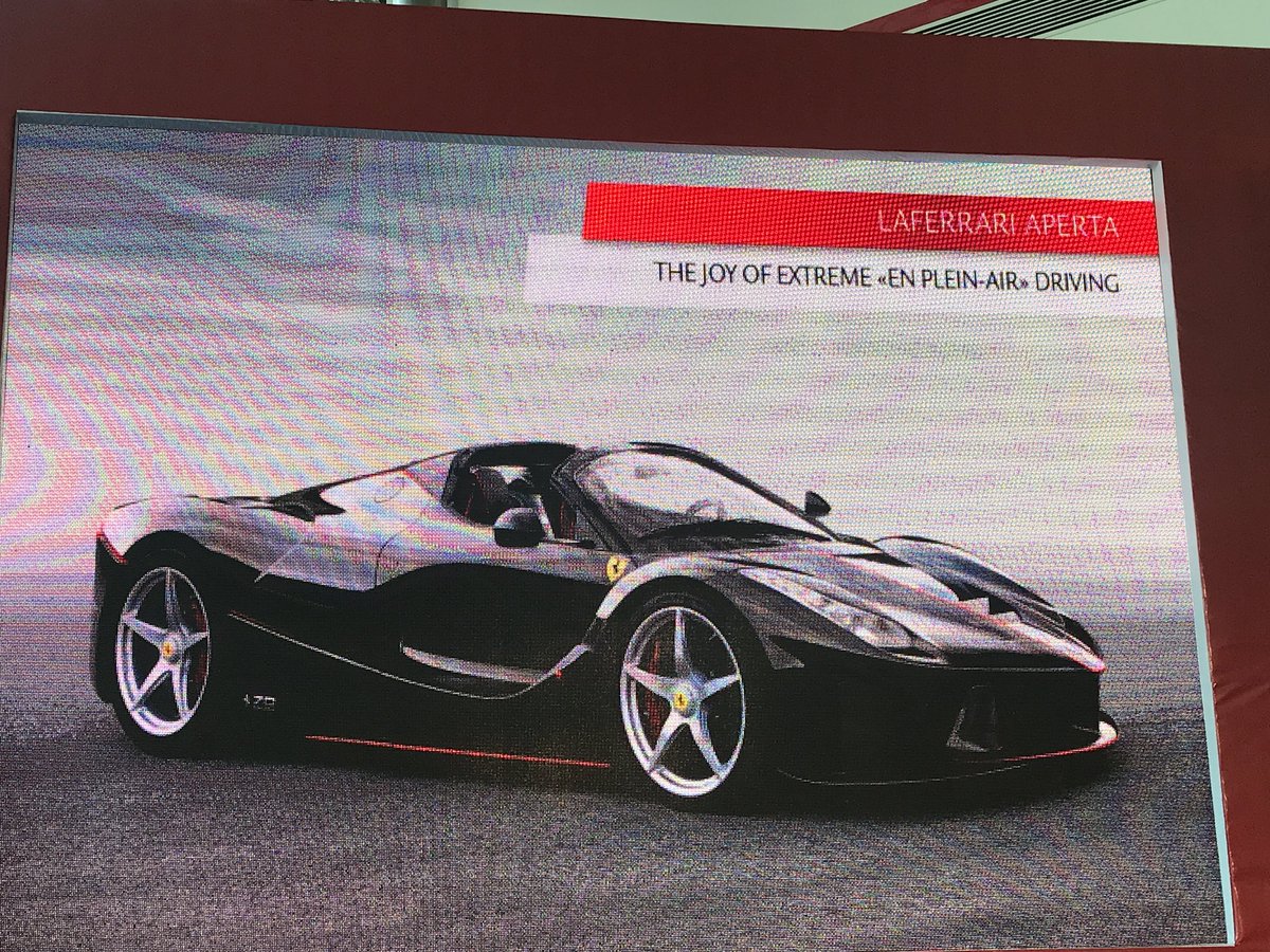 odmag's tweet photo. #LaFerrari #Aperta is the special limited edition model that was made to celebrate #70yearsofFerrari https://t.co/yvWVLJJOT1