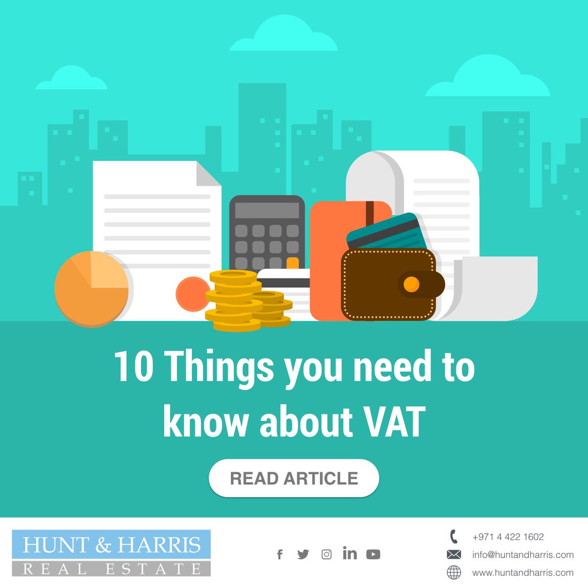 Still wondering about VAT and how it will effect you? 
Read about the 10 things you need to know about VAT here - buff.ly/2AQmpYK 
Image source: freepik.com 
Content source: buff.ly/2AQFERJ