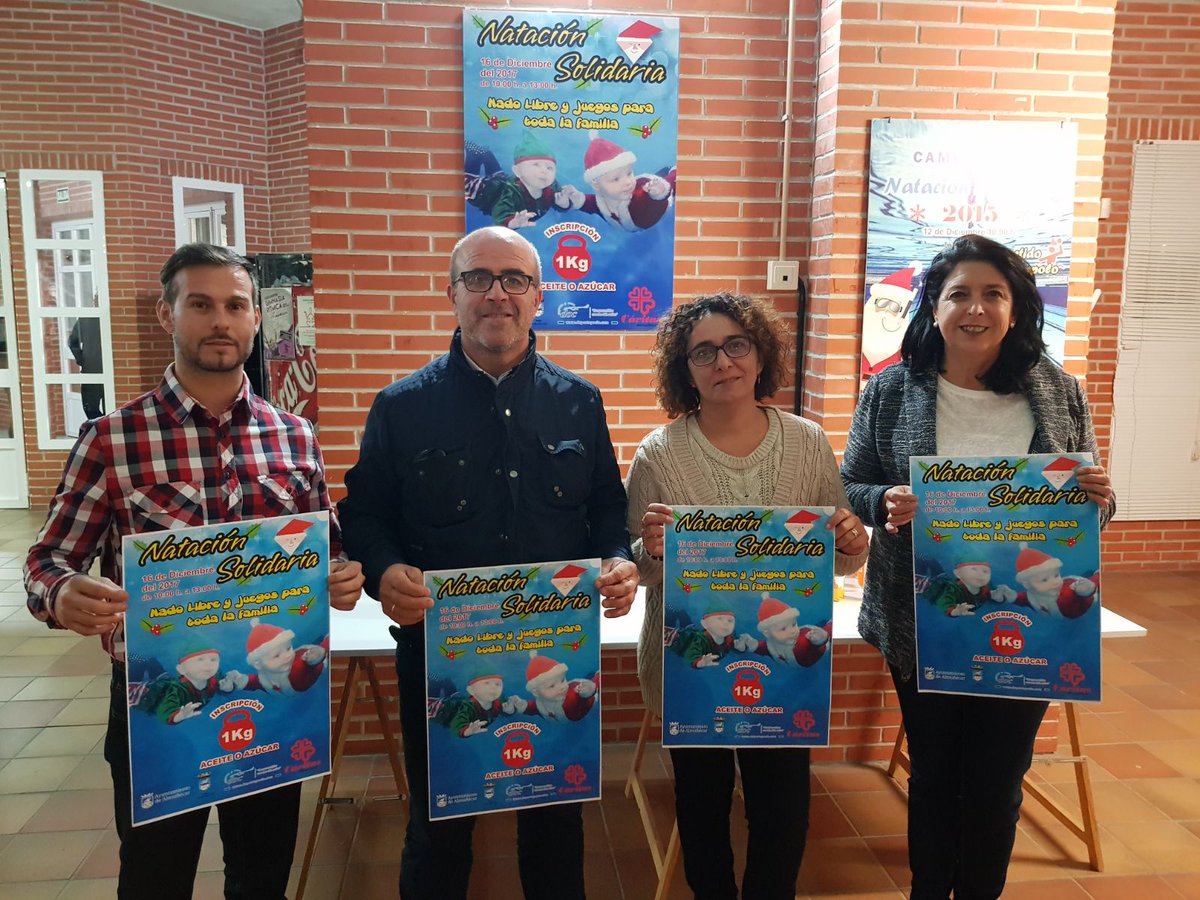 La Piscina Municipal de Almuñécar #Almunecar celebra este Sábado 16 de Diciembre, la Jornada de #Natacion Solidaria a favor de Cáritas. <a href="/_CARITAS/">Cáritas Española ✳️</a> <a href="/CaritasGranada/">@caritasgranada</a> <a href="/pmdalmunecar/">AMD Almuñécar</a>