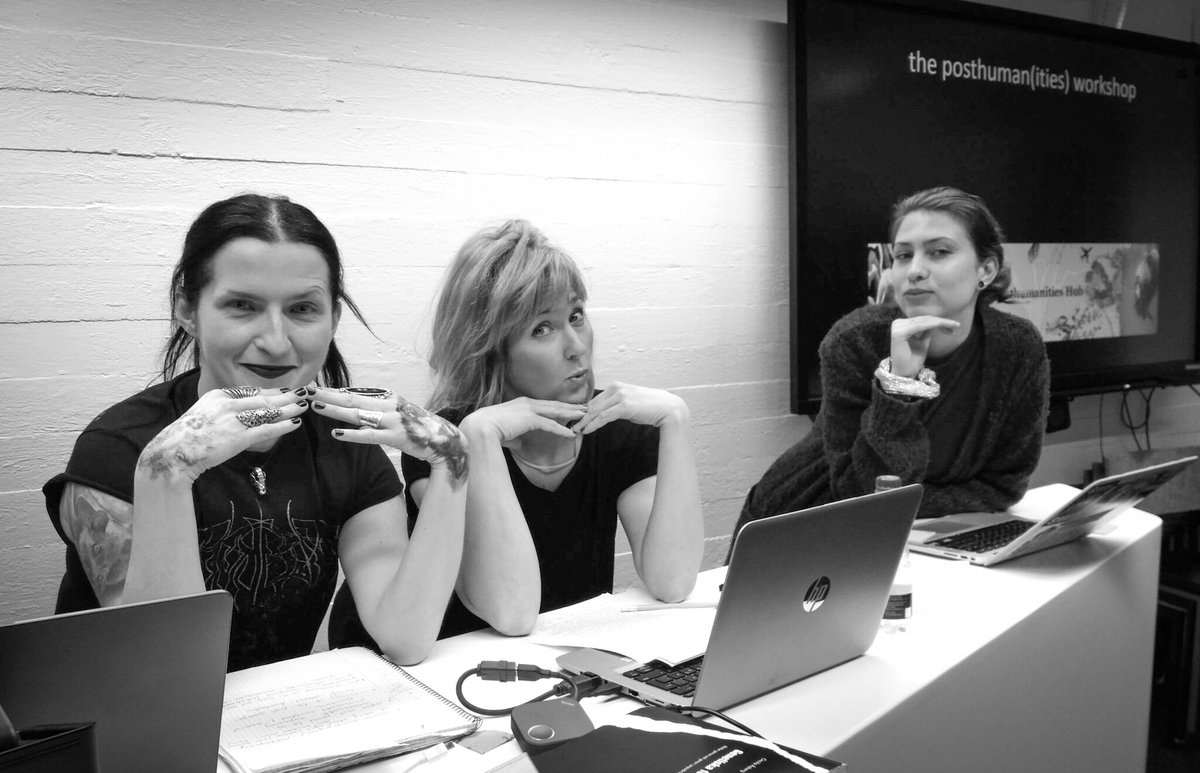 margheritapvr's tweet photo. Ready for #posthumanities ws with Marietta Radomska, Cecilia Asberg, and @veramoeba @EcoBioartNet @bioartsociety @Queer_Death #merryCRISPR https://t.co/v7s9oDoBpI