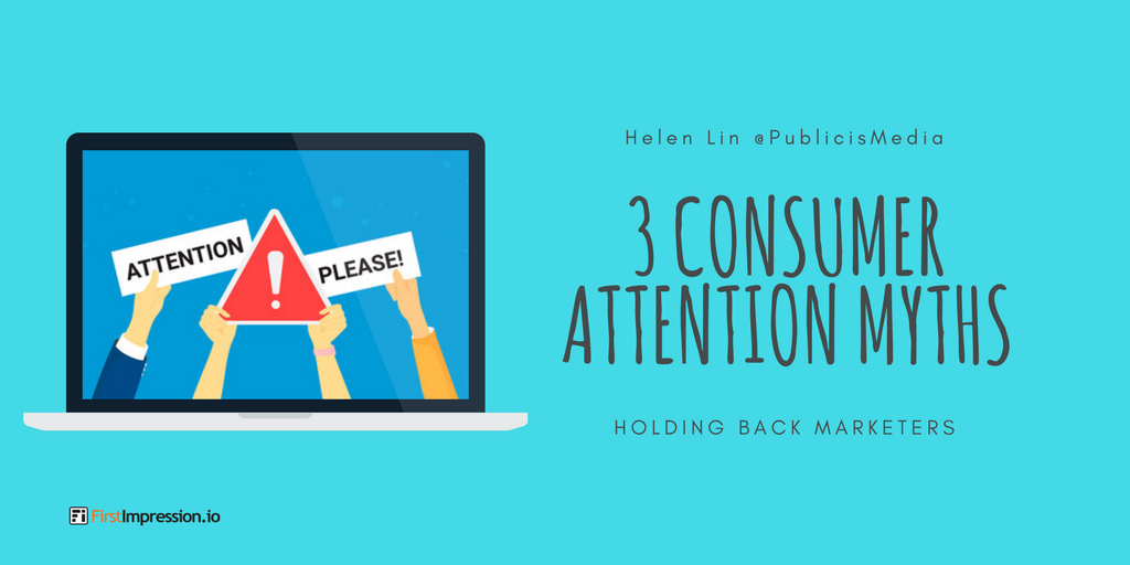 FirstImpTech's tweet image. 3 Consumer Attention Myths Holding Back Marketers @addy22 @MediaVillageCom