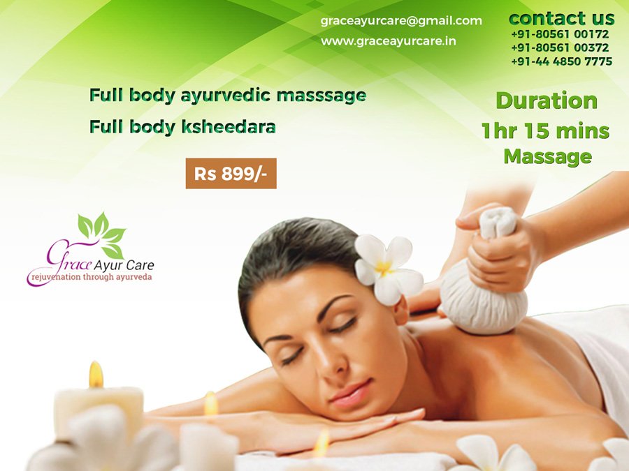 graceayurcare's tweet photo. Full Body Ayurvedic Massage and Full Body Ksheedara @ Just Rs.899/-
Massage Duration 1hr 15 mins
Call Us +91-80561 00172
Visit Us @ https://t.co/jKRmwaXoqg
#keralaspecialtherapies #rejuvenation #abhynga #swedana #churnapindasweda #patrapindasweda #shashtikapindasweda https://t.co/AX6zdtskI1