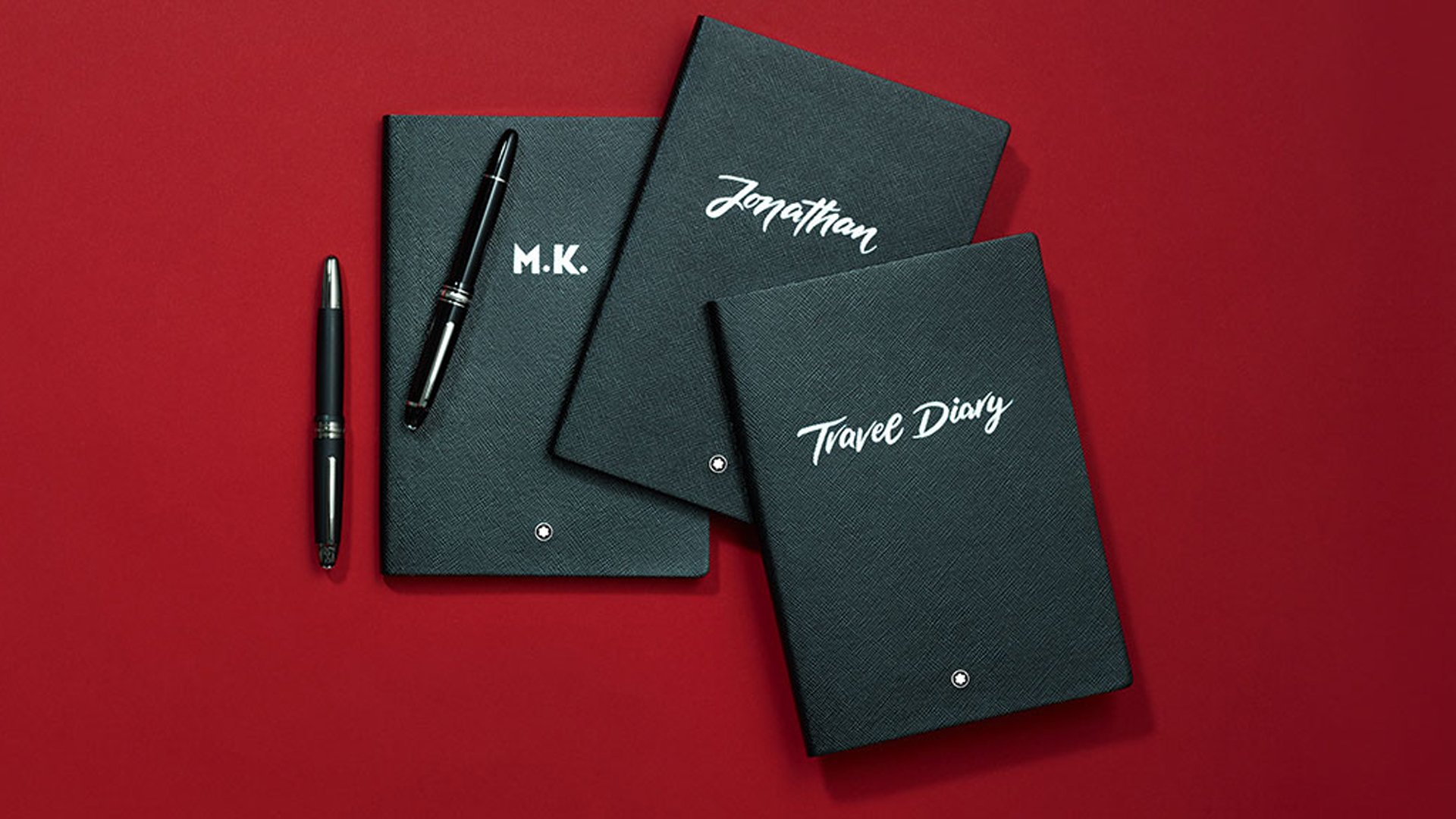 Montblanc leather clearance notebook