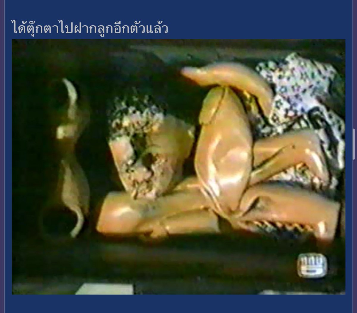 CarinA_evo's tweet photo. ไปอ่านกระทู้ในพันทิปมา เป็นกระทู้ของละครล่า ปี 2537 ตอนมธุสรออกล่าแล้วจะทำตุ๊กตาหน้าคล้ายโจรแต่ละคนที่ฆ่าไป ละเอามาให้ผึ้งทุกครั้ง สภาพตุ๊กตาจะเป็นแบบตอนตายเลย คนไหนศพเละ ตุ๊กตาก็จะเละเหมือนกัน
https://t.co/4uBQ8UZaVX #ล่า2017 by #Checkbill1996 via @c0nvey https://t.co/DNhRzCuM2F