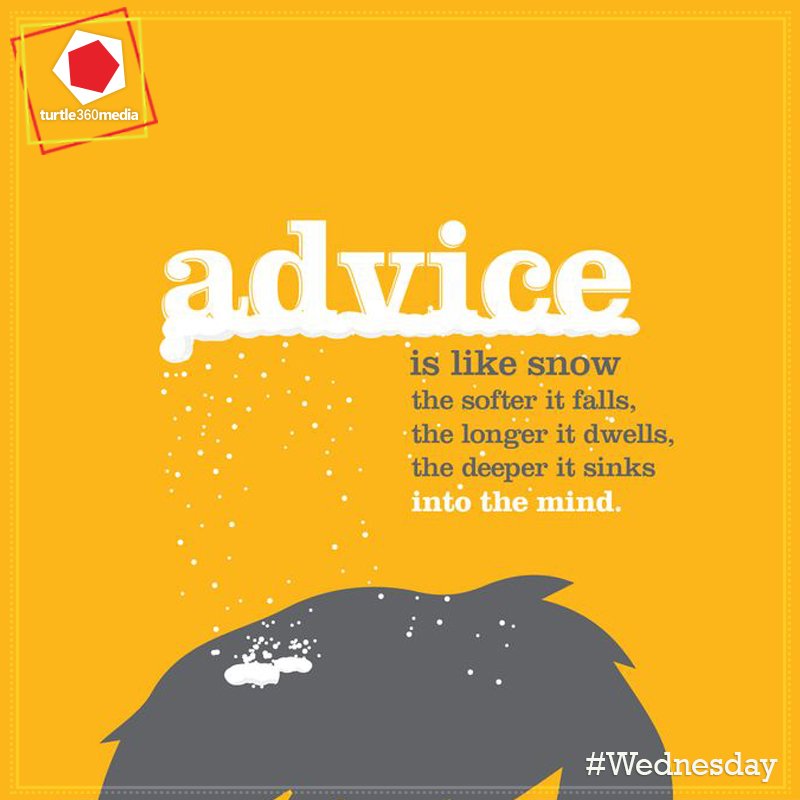 turtle360media's tweet photo. #WisdomWednesday #HumpDay #WinterDay #WithInspirationalQuote #AdviceHere #turtle360Media https://t.co/JozzsZtJnU