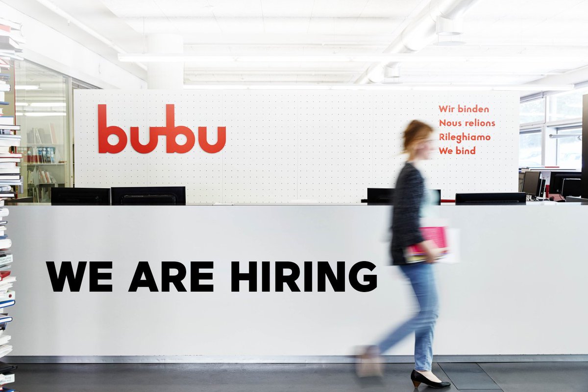 Zur Ergänzung unseres Teams im Verkaufsinnendienst suchen wir dich!
Junior Projektleiter mit Schwerpunkt Vorstufe (m/w), 100 %
Interessiert! Dann bewerbe dich für diesen vielseitigen Job unter: bubu.ch/unternehmen/jo…

#job #karriere #jobopportunity