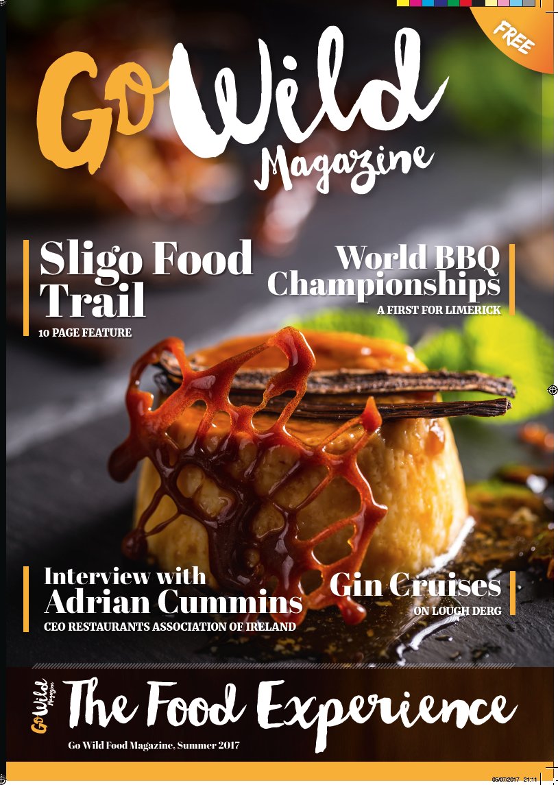 WAW’s Go Wild Food Experience Magazine to represent Ireland in the The Gourmand World Food Magazine Awards May 18