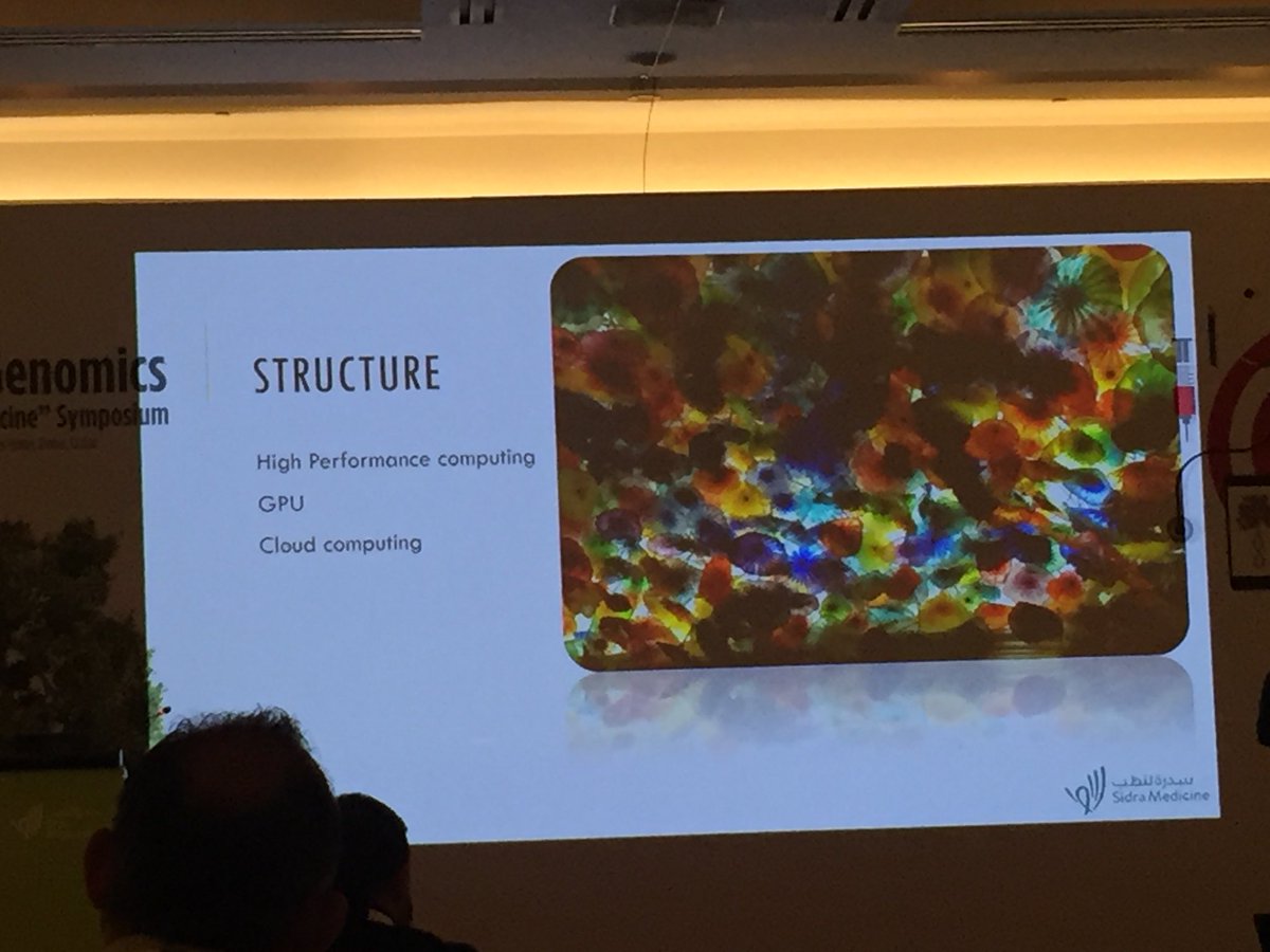 algenome's tweet photo. Dr Deepak Kaura talked about artificial intelligence in Medicine and demonstrated a number of practical approaches

#sidraFG2017
#AI
#qatar https://t.co/kARZ7TgCTc