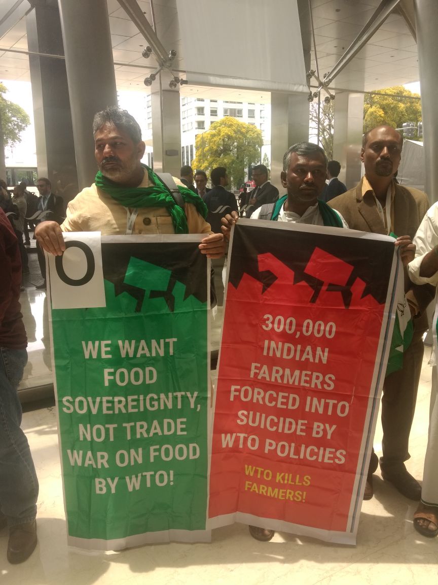 The @WTO has to correct historic imbalances before any new trade deal can be struck. @Sureshpprabhu don’t support new issues viz. E-commerce or gender equality before our PSH is permanently resolved. @DoCGoI India has nothing to lose if no deal comes out of #MC11 #WTOkills