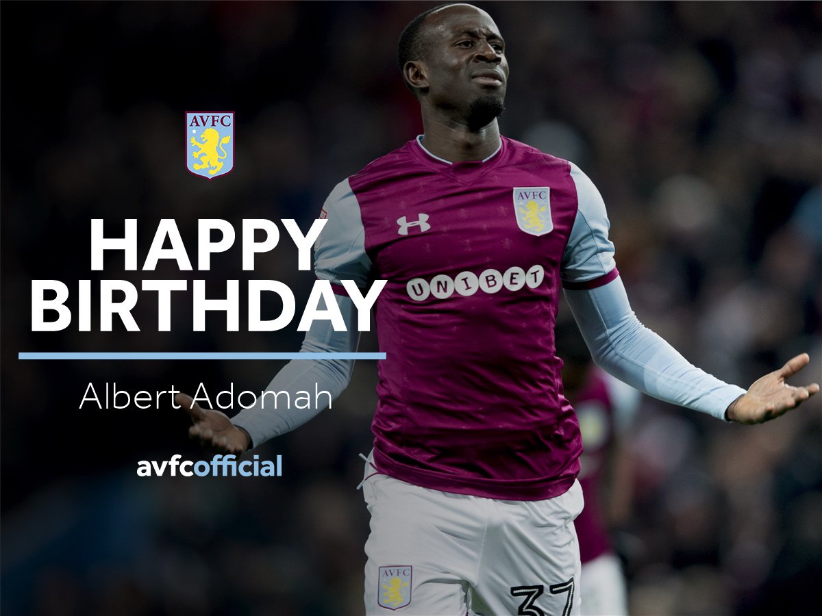    We start the day by wishing Happy Birthday to Albert Adomah...

Enjoy, Albert  