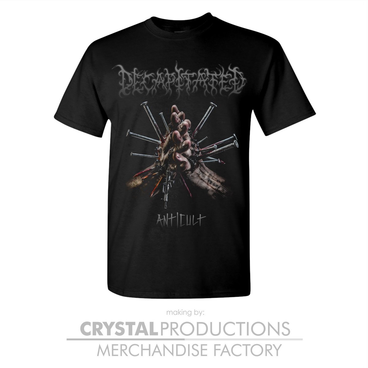 CrystalPress's tweet image. New examples of our work! More at / Nové ukázky naší tvorby! Více na:
crystalprod.cz/new/?p=8&amp;amp;l=cz  (@decapitated @GutalaxGore) 
#metal #merchandise #tshirts