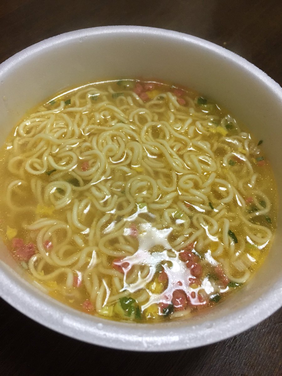ラーメンソムリエ Ar Twitter サンヨー食品 サッポロ一番 かねふく監修 明太ゆず胡椒味 塩ラーメン 見た目が色とりどり で綺麗 明太子のピンク 麺とゆずの黄色 ネギの緑 味はあっさりめ 明太子の味がアクセントになっていて美味 またゆずの香りもよかった
