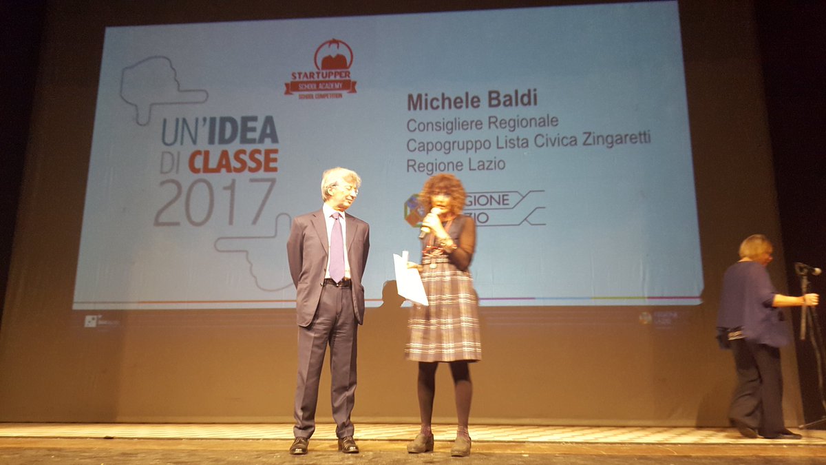 Spazi_Attivi's tweet photo. Il consigliere regionale @Mic_Baldi insieme con @LauraTZT #StartupperSchoolCompetition #SSA @RegioneLazio https://t.co/oS6LkNLg93