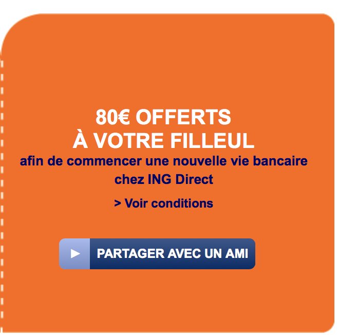 babacosu's tweet photo. Et si je te parlais de ma banque @ingdirectfrance ? Tu peux profiter de 80€ offerts avec mon code parrain MXKETES #PartagerING https://t.co/OlVifw7dBc