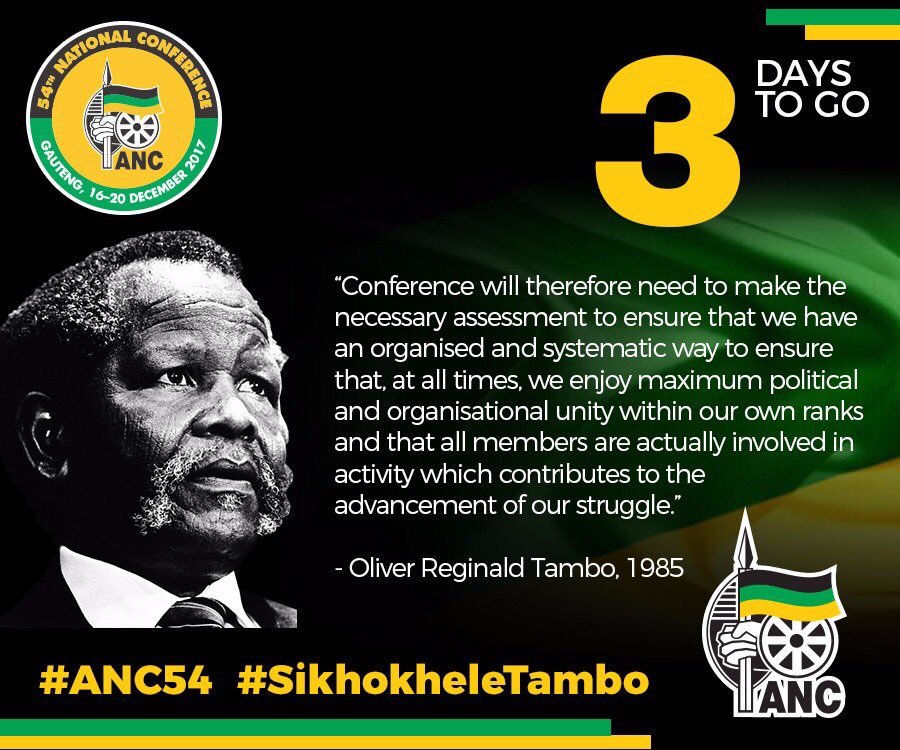 3 more days to go #ANC54 #WeAreReady #NDZ17