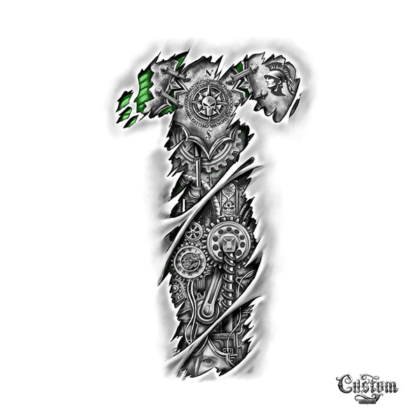 Design custom badass tattoo and illustration by Thoughtlessprin | Fiverr