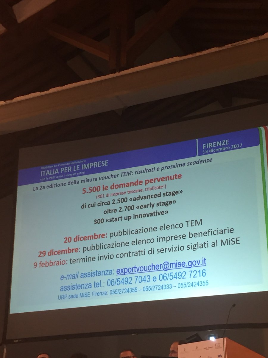 marielladipinto's tweet photo. #voucherinternazionalizzazione risultati e prossime scadenze. Grande interesse da parte delle aziende. 5500 domande pervenute. #iceroadshow #firenze @MinSviluppo @iceroadshow @ibsitalia @Exportiamo https://t.co/u1hAakEtuj